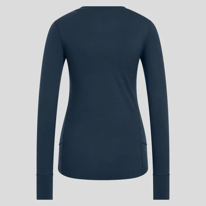Odlo Base Layers The Natural Merino Warm Base Layer Set Blue Wing Teal 8211 Blue Ashes 8211 Women