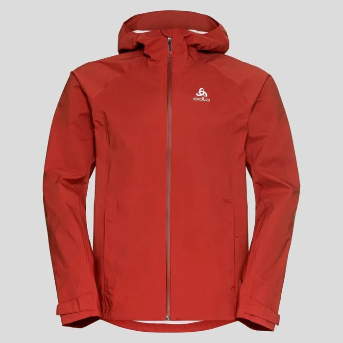 Odlo Jackets and Vests Aegis Hardshell Jacket Ketchup 8211 Men