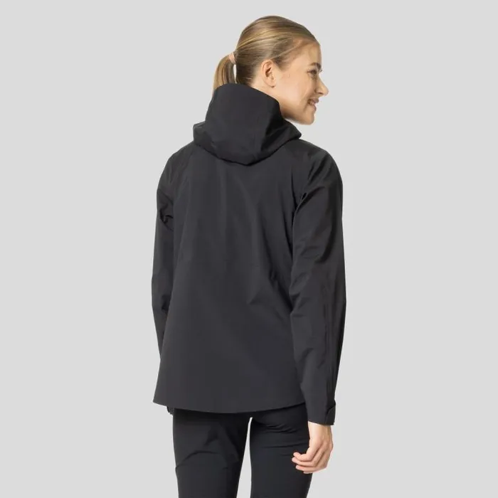 Odlo Jackets and Vests The Ascent 3l Waterproof Hardshell Jacket Black 8211 Women