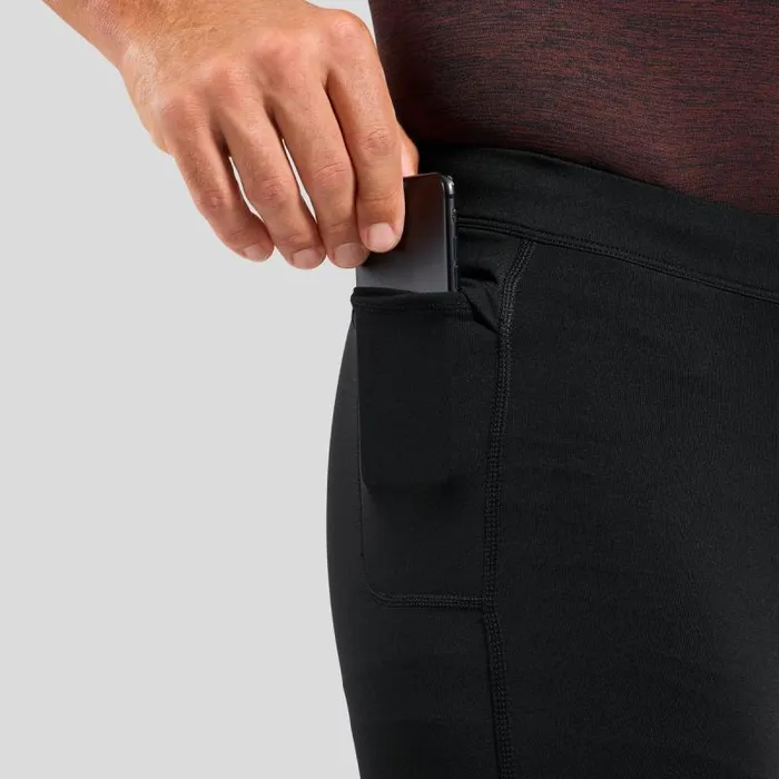 Odlo Pants and Tights The Essentials Warm Running And Training Tights Black 8211 Men
