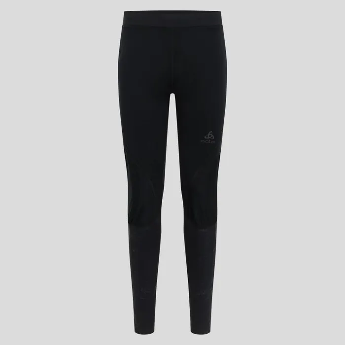 Odlo Pants and Tights The Zeroweight Warm Reflective Running Tights Black 8211 Men