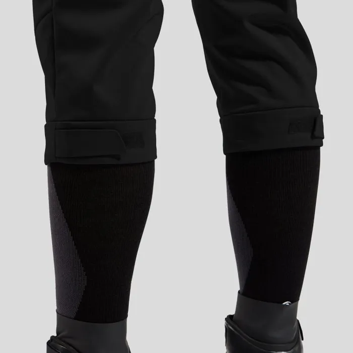 Odlo Pants and Tights The Zeroweight XWarm Windproof Knickerbockers Black 8211 Men