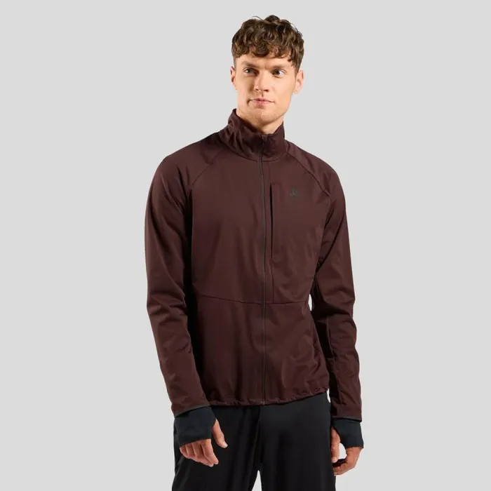 Odlo Running The Zeroweight Pro Warm Running Jacket 20 Fudge 8211 Men