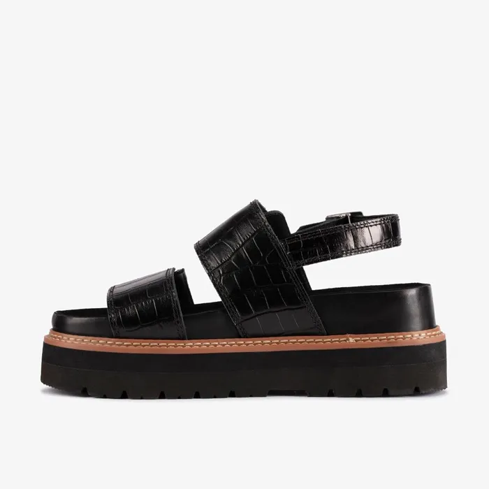 ORIANNA GLIDE Black Interest Women Clarks Sandals and Flip Flops