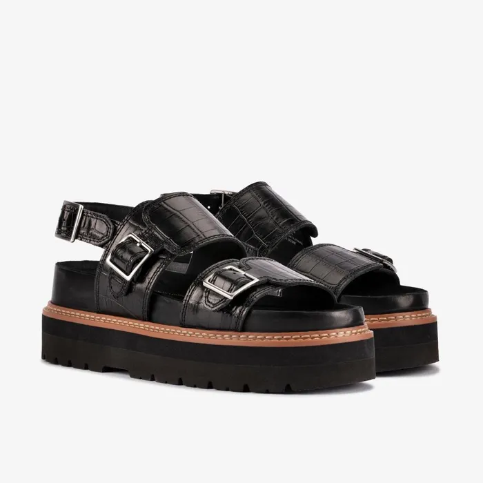 ORIANNA GLIDE Black Interest Women Clarks Sandals and Flip Flops
