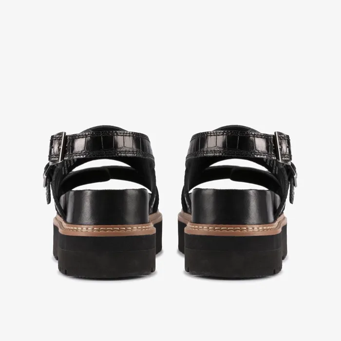 ORIANNA GLIDE Black Interest Women Clarks Sandals and Flip Flops