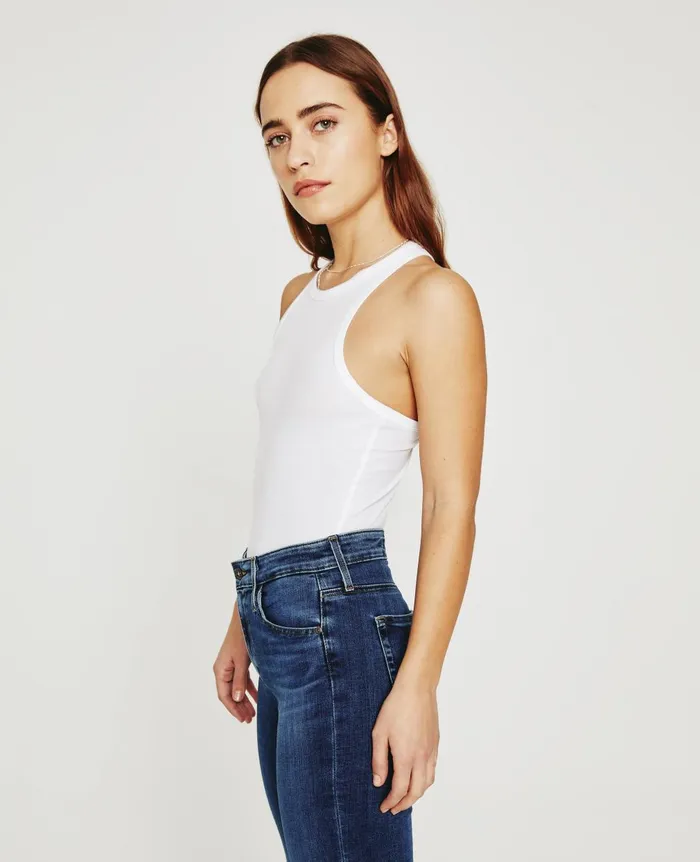 Orso Tank True White Women AG Jeans Tees and Tanks Orso Tank True White Women AG Jeans Tees and Tanks