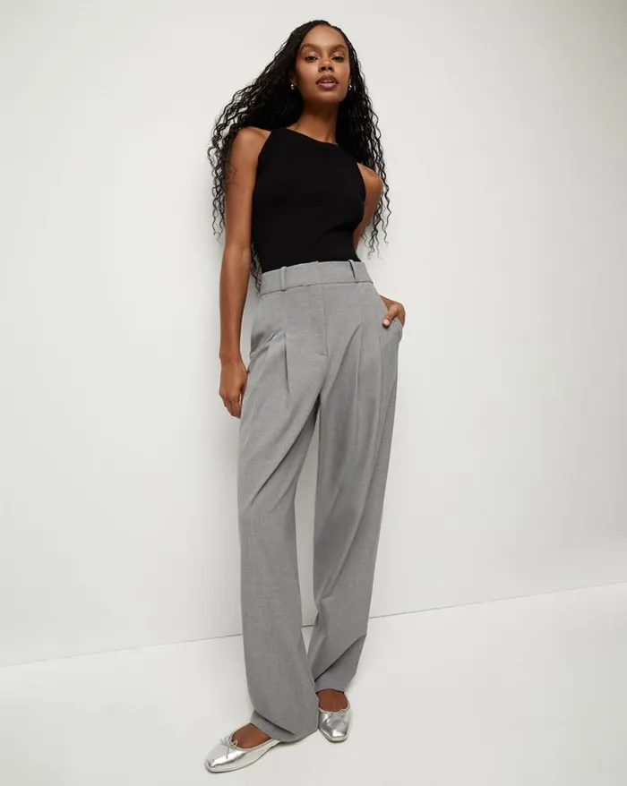 Pants Shop Veronica Beard Lagarde Pant Heather Grey