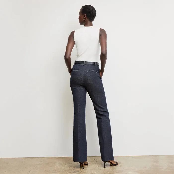 Pants The Rowe 821770s Jean 8211 Stretch Denim Midnight Wash M M LaFleur Women
