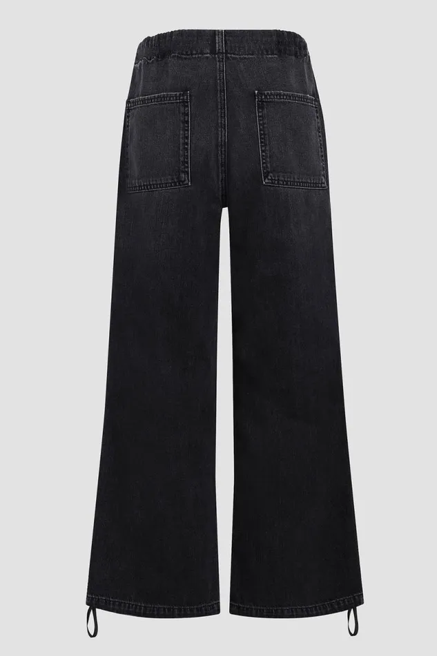 Pants Women Hudson Jeans Drawstring Parachute Pant Faded Black Pants Women Hudson Jeans Drawstring Parachute Pant Faded Black