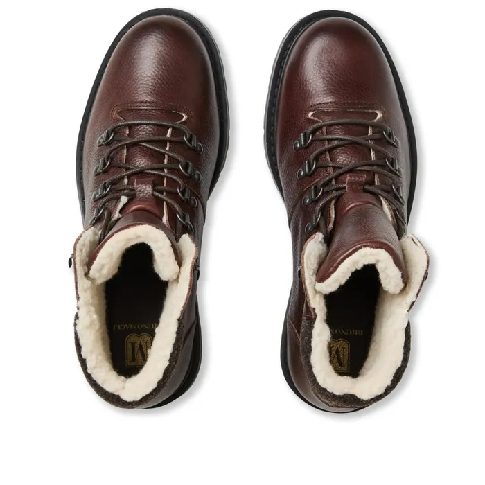 Philip Lace Up Leather Boot 8211 Brown Men Bruno Magli M BY BRUNO MAGLI