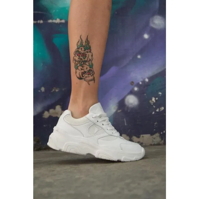 Platform Sneakers Women Windsor Smith GHOSTED WHITE SNEAKERS Platform Sneakers Women Windsor Smith GHOSTED WHITE SNEAKERS