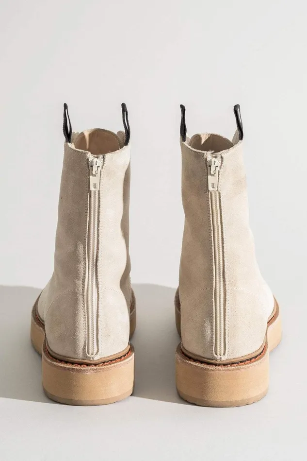 R13 Boots Women Single Stack Boot 8211 Khaki Suede R13 Boots Women Single Stack Boot 8211 Khaki Suede
