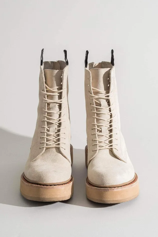 R13 Boots Women Single Stack Boot 8211 Khaki Suede R13 Boots Women Single Stack Boot 8211 Khaki Suede