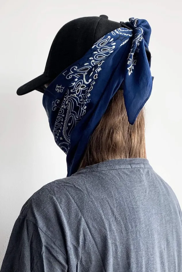 R13 Hats Women R13 Logo Cap With Silk Bandana 8211 Bluefinal Sale No Returns Or Exchanges R13 Hats Women R13 Logo Cap With Silk Bandana 8211 Bluefinal Sale No Returns Or Exchanges