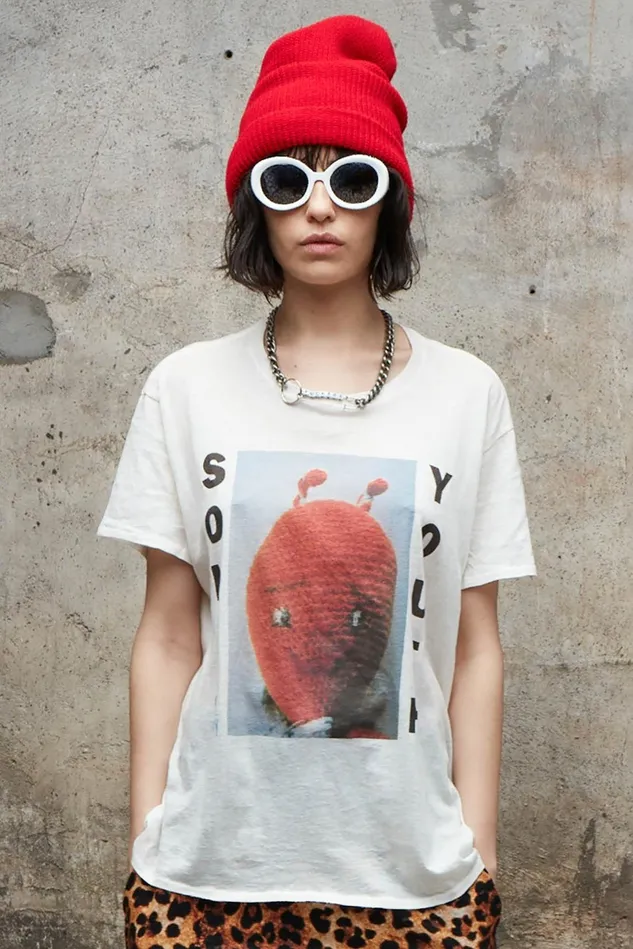 R13 TShirts Women Sonic Youth Dirty Boy TShirt