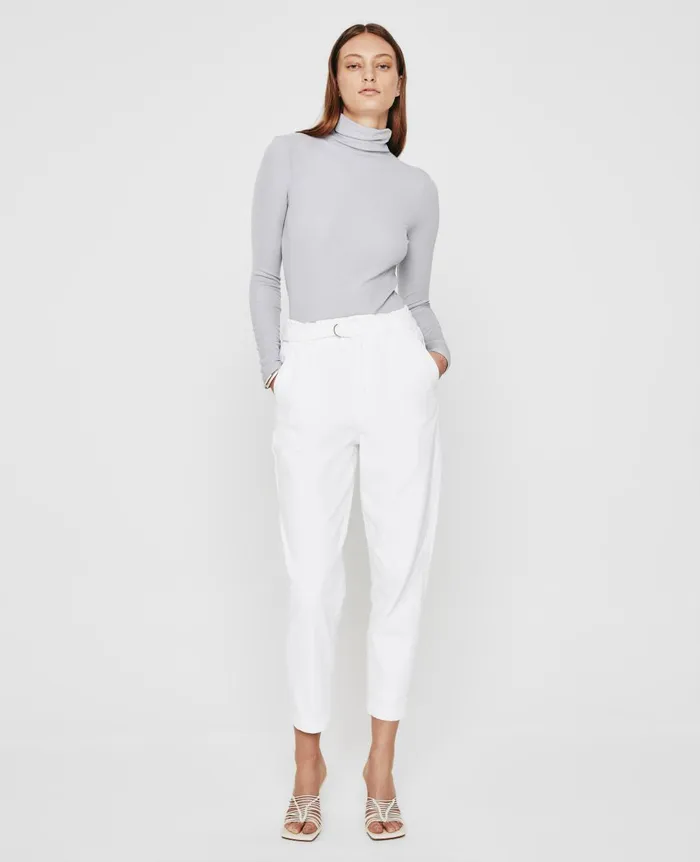 Renn Paperbag Trouser White Women AG Jeans Pants