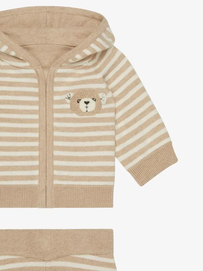 Reversible Cardigan And Pants In Knit Gift Set Beige Kids Givenchy