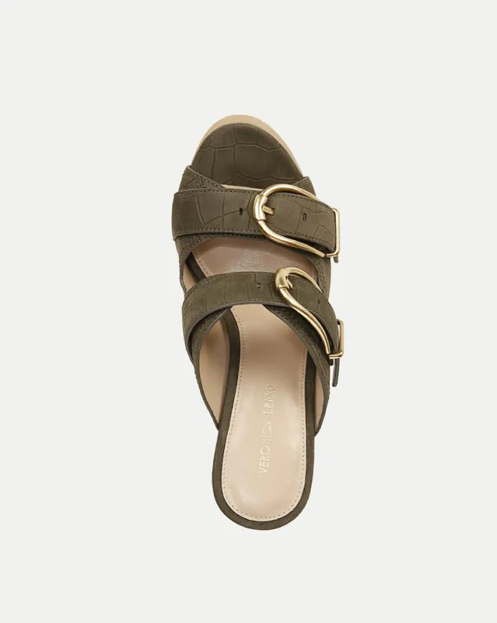 Sandals Shop Veronica Beard Garrick Platform Sandal Khaki