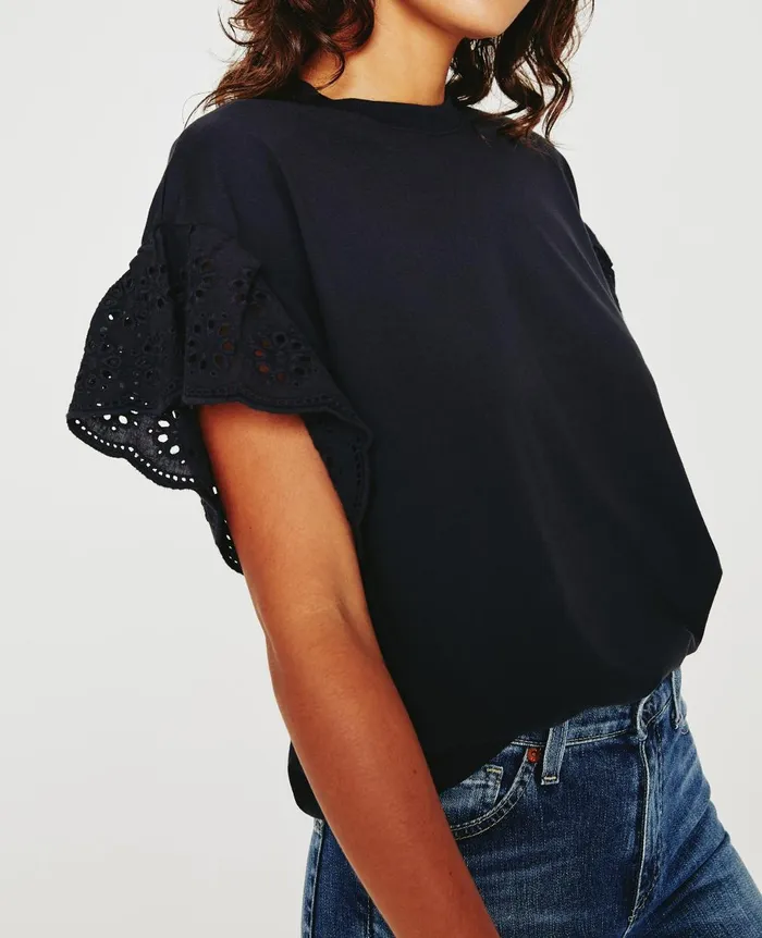 Sena Top Exblack Women AG Jeans Tops and Shirts Sena Top Exblack Women AG Jeans Tops and Shirts