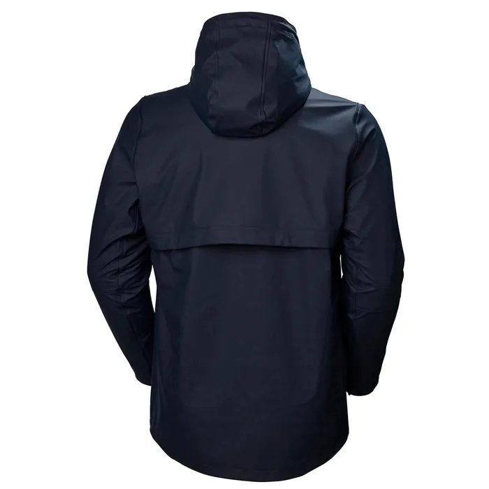 Shell Jackets Men Helly Hansen MOSS INSULATED RAIN COAT 597 Navy