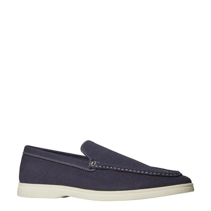 Shoes Men Windsor Smith RYAN NAVY CANVAS LOAFERS Shoes Men Windsor Smith RYAN NAVY CANVAS LOAFERS
