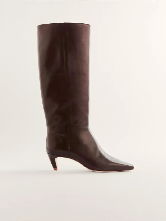 Shoes The Reformation Remy Knee Boot Chestnut