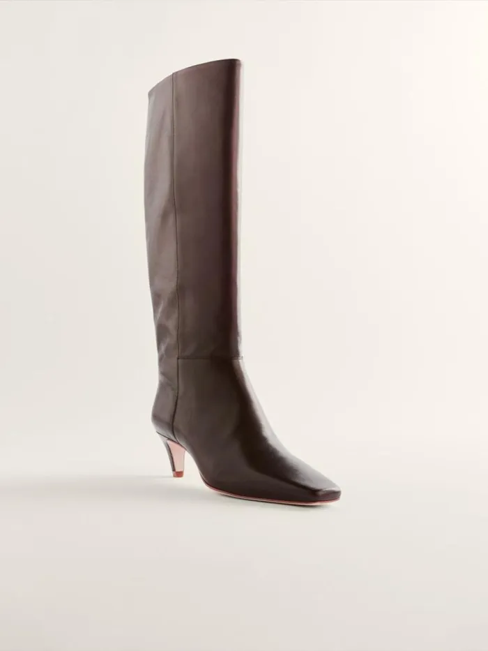 Shoes The Reformation Remy Knee Boot Chestnut