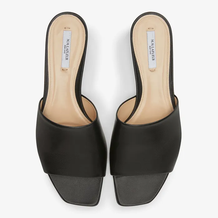 Shoes Women M M LaFleur The Carter Slide 8211 Kidskin Black