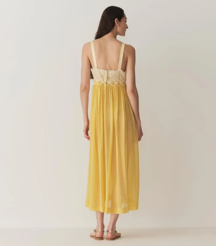 Shop ANALIA DRESS Dandelion Yellow DEN Dresses
