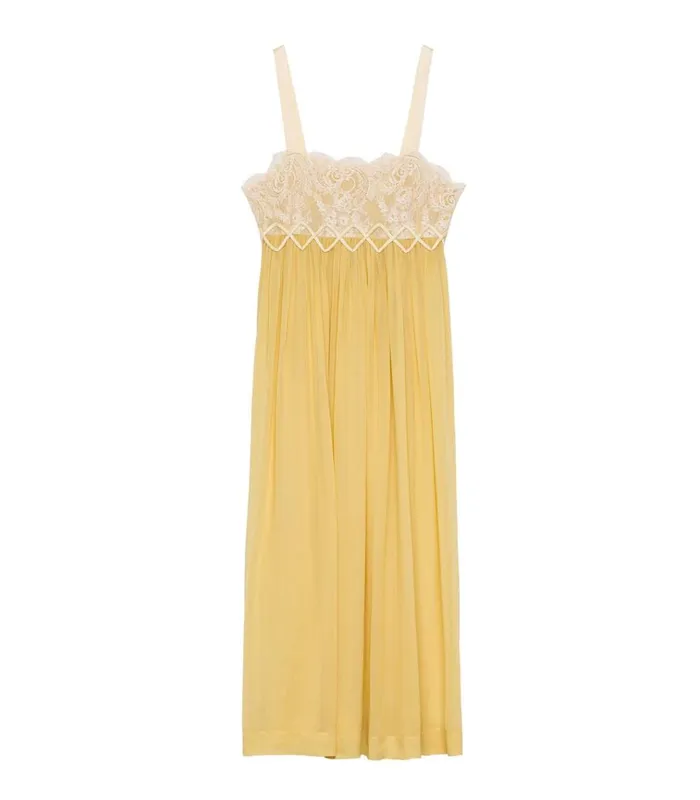 Shop ANALIA DRESS Dandelion Yellow DEN Dresses