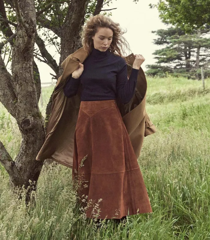 Shop CARMELLA SKIRT Cedarwood DEN Skirts