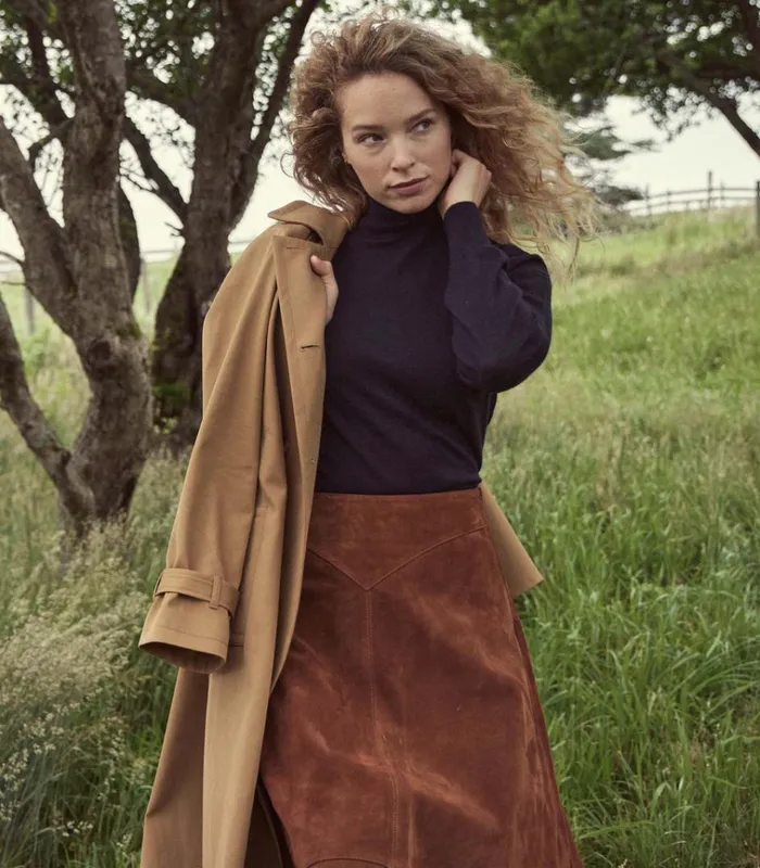 Shop CARMELLA SKIRT Cedarwood DEN Skirts