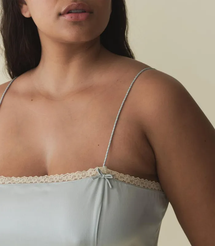 Shop CELANO DRESS Dusty Blue DEN Dresses