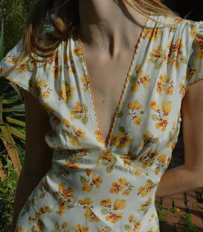 Shop DIANNE DRESS Amber Frolicking Floral DEN Dresses