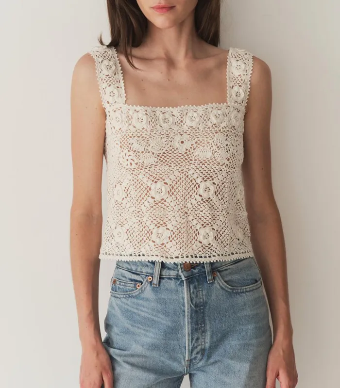 Shop EDWINA TOP Pearl DEN Tops