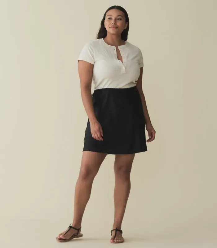 Shop GIULIETTA SKIRT Noir DEN Skirts