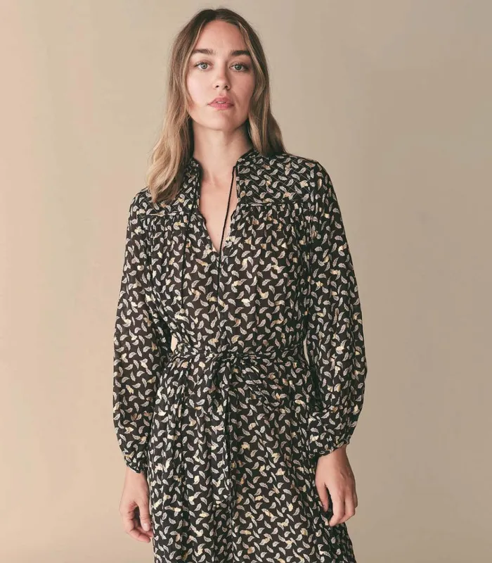 Shop IVANA DRESS Falling Leaves DEN Dresses