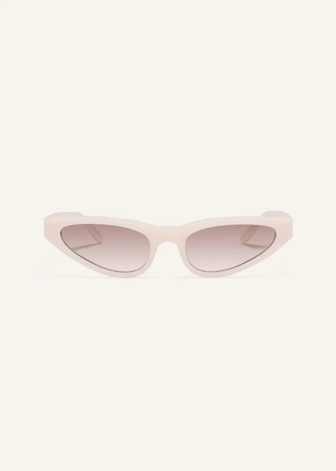 Shop Magda Butrym Eyewear Pointed Cateye Sunglasses In Pink