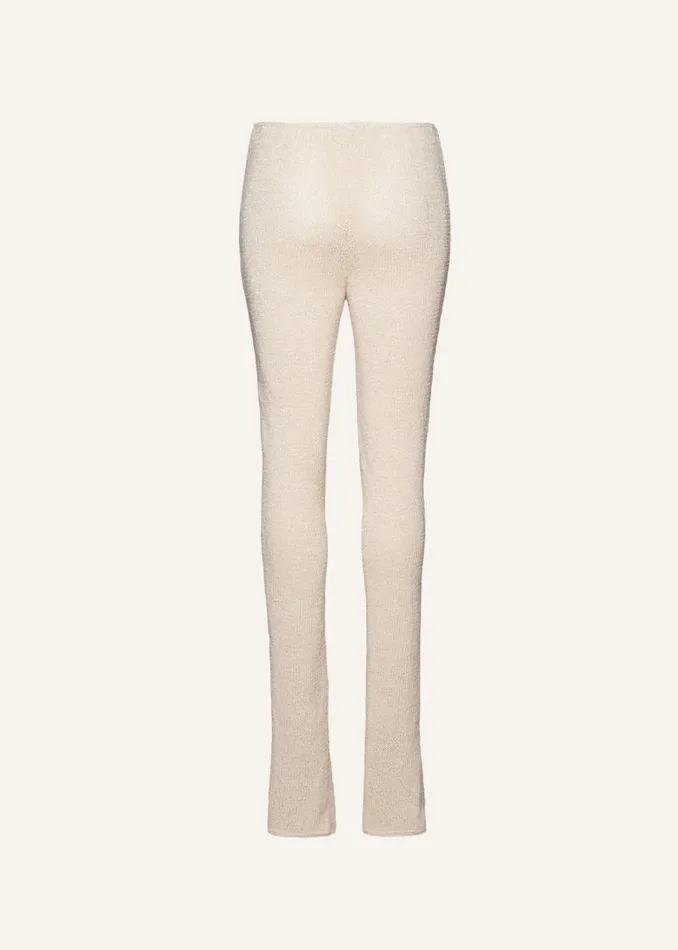Shop Magda Butrym Tailoring And Suits Crochet Pants In Cream Shop Magda Butrym Tailoring And Suits Crochet Pants In Cream