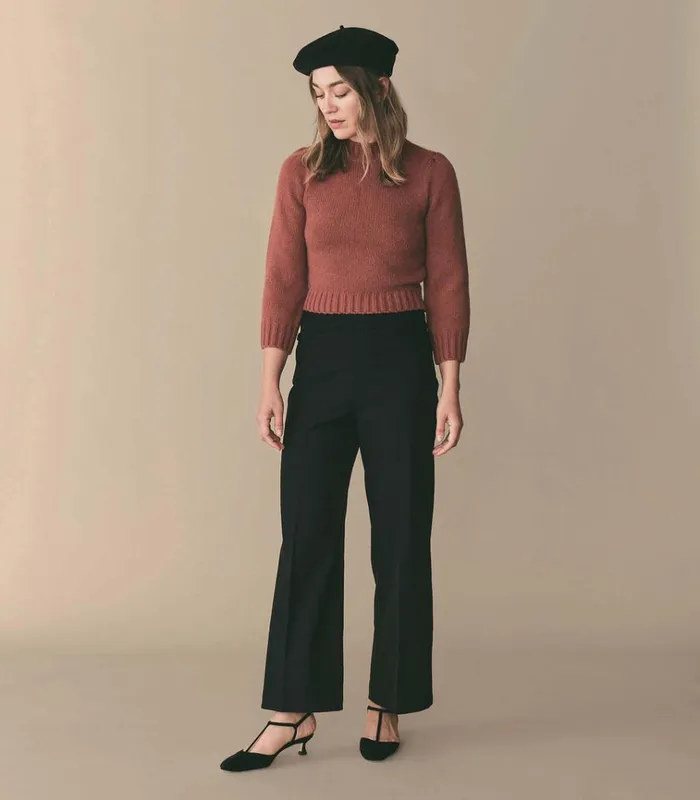 Shop MAY SWEATER Dusty Rose DEN Knitwear