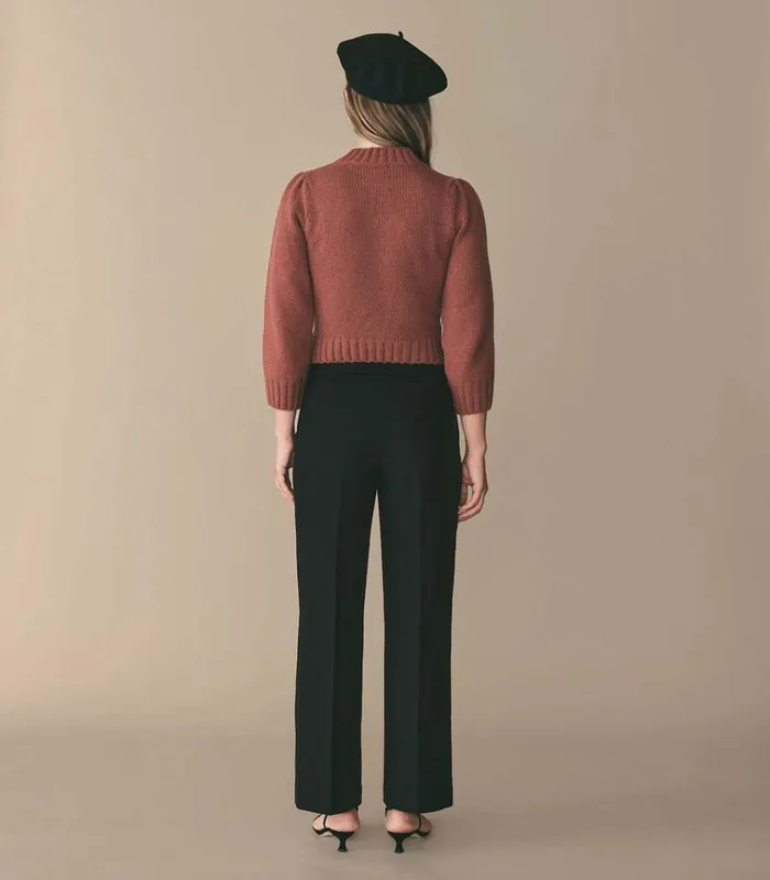 Shop MAY SWEATER Dusty Rose DEN Knitwear