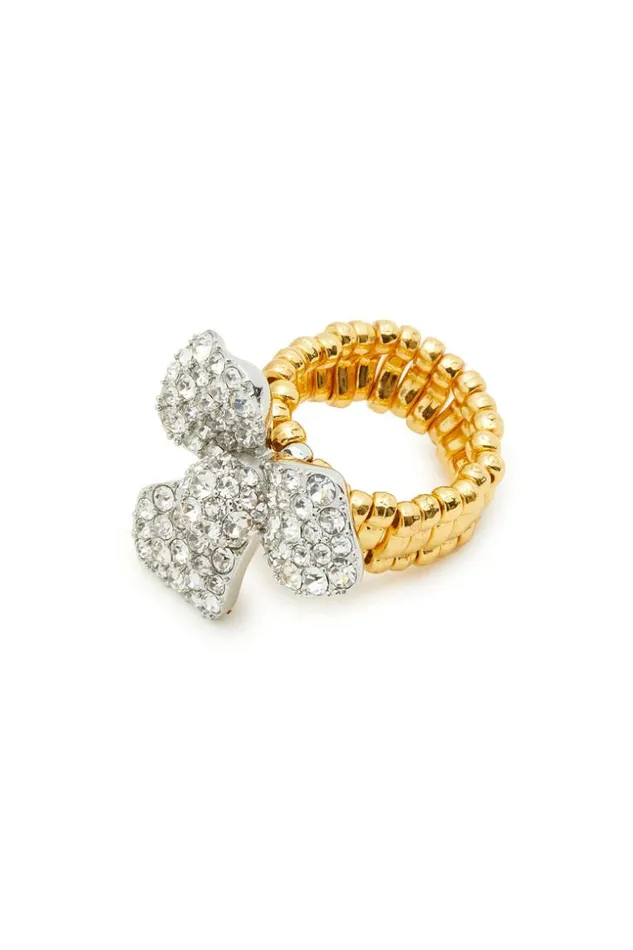 SHOP Trina Turk JEWELRY PAVE TRILLIUM STRETCH RING