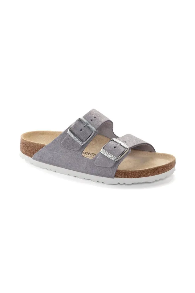 SHOP Trina Turk SHOES WOMEN039S ARIZONA ORIGINAL FOOTBED SHIMMERING PURPLE SUEDE SANDAL SHOP Trina Turk SHOES WOMEN039S ARIZONA ORIGINAL FOOTBED SHIMMERING PURPLE SUEDE SANDAL