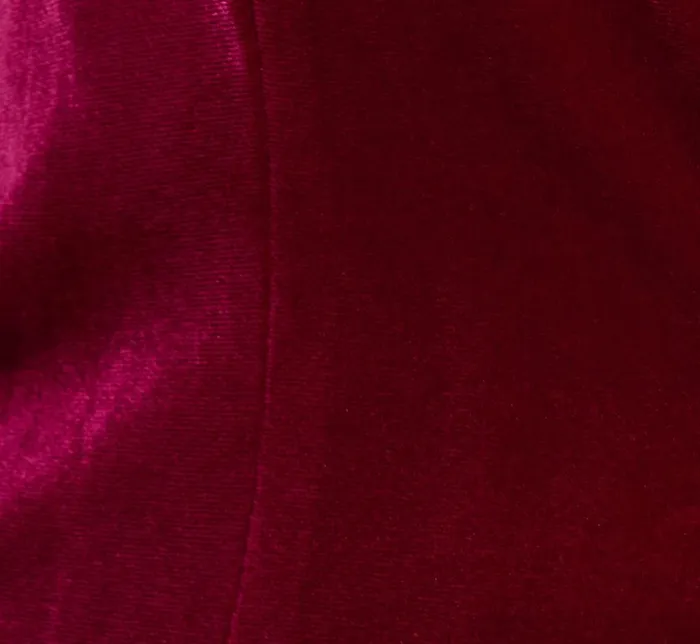 Short Dresses Womens Adrianna Papell Long Sleeve Velvet Tuxedo Dress With Feather Hem In Magenta