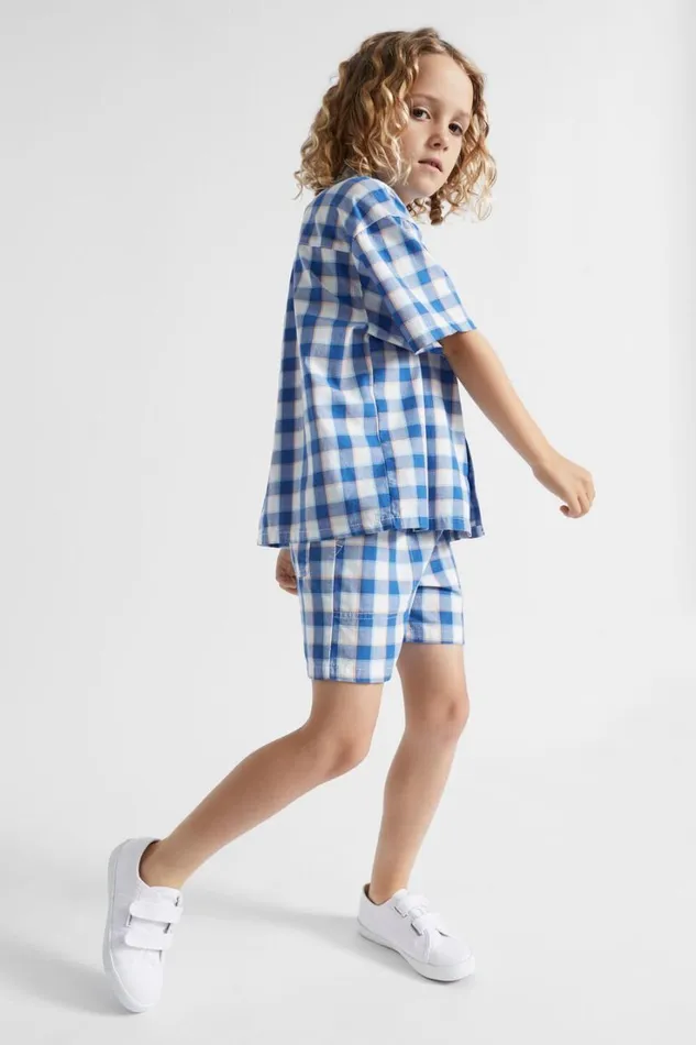 Shorts Boy Seed Heritage Check Short Marine