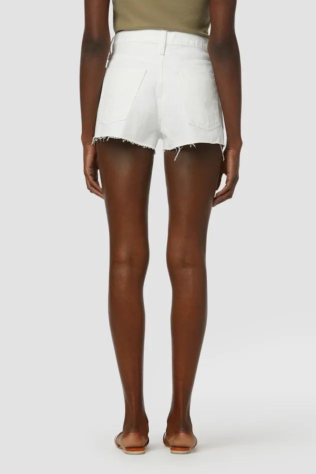 Shorts Women Hudson Jeans Lori HighRise Short Destructed White Shorts Women Hudson Jeans Lori HighRise Short Destructed White
