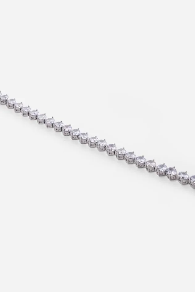 Silver Statement Tennis Bracelet Women Roman Jewellery
