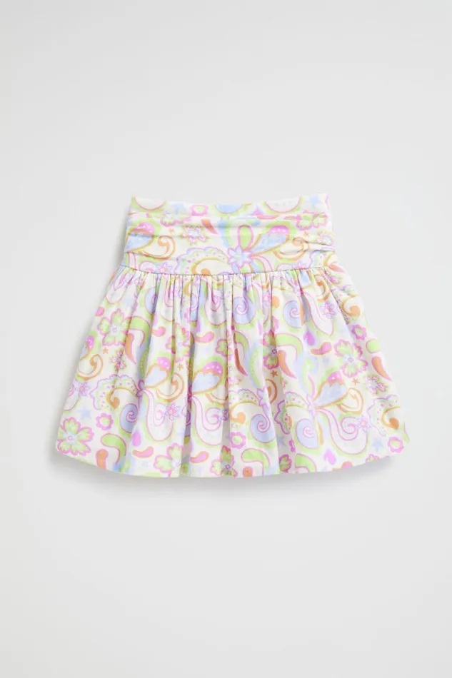 Skirts Girl Seed Heritage Paisley Skirt Key Lime
