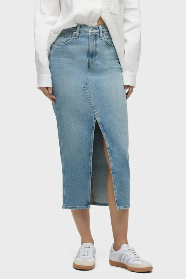 Skirts Women Hudson Jeans Reconstructed Skirt Offshore